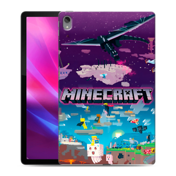 Силиконовый чехол на Lenovo Tab P11 Plus с принтом Майнкрафт Minecraft