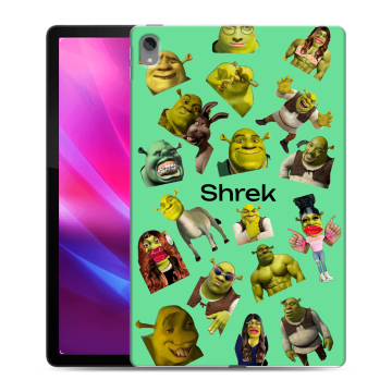 Силиконовый чехол на Lenovo Tab P11 Plus с принтом Шрек Shrek