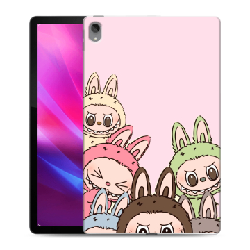Силиконовый чехол на Lenovo Tab P11 Plus с принтом Лабубу