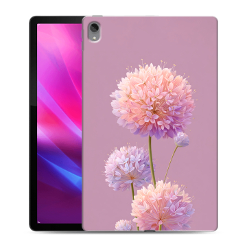 Силиконовый чехол на Lenovo Tab P11 Plus с принтом Цветы