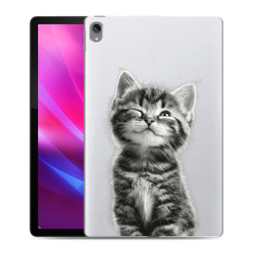 Силиконовый чехол на Lenovo Tab P11 Plus с принтом Котенок Силиконовый чехол на Lenovo Tab P11 Plus с принтом Котенок