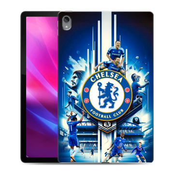 Силиконовый чехол на Lenovo Tab P11 Plus с принтом Chelsea Челси