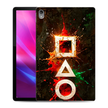 Силиконовый чехол на Lenovo Tab P11 Plus с принтом Squid Game Игра кальмара Силиконовый чехол на Lenovo Tab P11 Plus с принтом Squid Game Игра кальмара