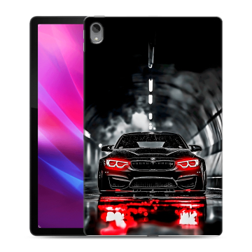 Силиконовый чехол на Lenovo Tab P11 Plus с принтом BMW БМВ