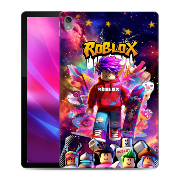 Силиконовый чехол на Lenovo Tab P11 Plus с принтом Roblox Роблокс