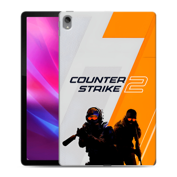 Силиконовый чехол на Lenovo Tab P11 Plus с принтом Counter Strike