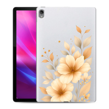 Силиконовый чехол на Lenovo Tab P11 Plus с принтом для девушки