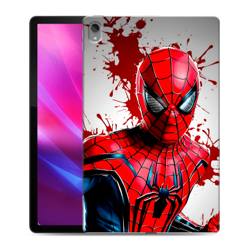 Силиконовый чехол на Lenovo Tab P11 Plus с принтом Spiderman Человек паук Силиконовый чехол на Lenovo Tab P11 Plus с принтом Spiderman Человек паук