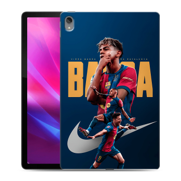Силиконовый чехол на Lenovo Tab P11 Plus с принтом Барселона Barca Yamal 