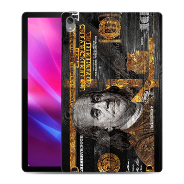 Силиконовый чехол на Lenovo Tab P11 Plus с принтом Доллар деньги