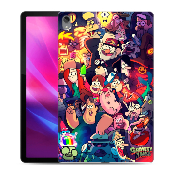 Силиконовый чехол на Lenovo Tab P11 Plus с принтом Gravity Falls Гравити Фолз