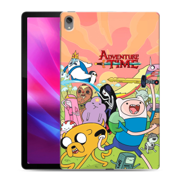 Силиконовый чехол на Lenovo Tab P11 Plus с принтом Adventure time Время приключений