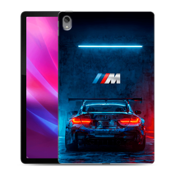 Силиконовый чехол на Lenovo Tab P11 Plus с принтом BMW БМВ