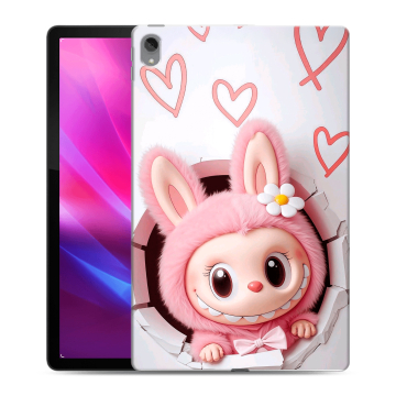 Силиконовый чехол на Lenovo Tab P11 Plus с принтом Labubu Лабубу Силиконовый чехол на Lenovo Tab P11 Plus с принтом Labubu Лабубу