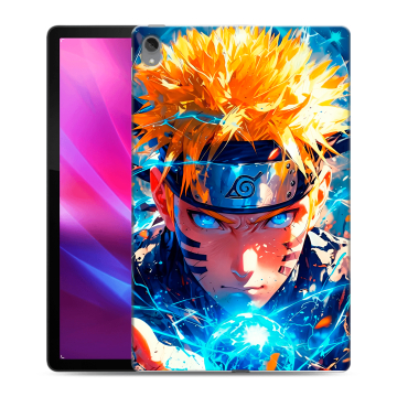 Силиконовый чехол на Lenovo Tab P11 Plus с принтом Аниме Наруто Naruto