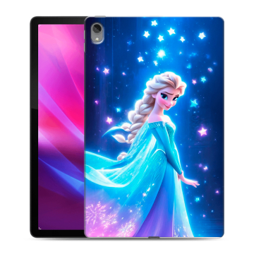 Силиконовый чехол на Lenovo Tab P11 Plus с принтом Холодное сердце Frozen