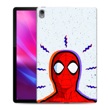 Силиконовый чехол на Lenovo Tab P11 Plus с принтом Spiderman Человек паук