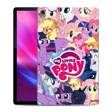 Силиконовый чехол на Lenovo Tab P11 Plus с принтом My little pony Дружба чудо