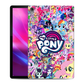 Силиконовый чехол на Lenovo Tab P11 Plus с принтом My little pony Дружба чудо
