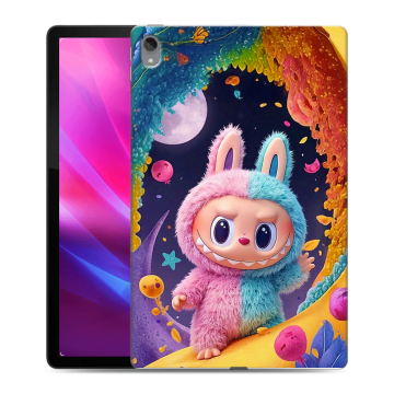 Силиконовый чехол на Lenovo Tab P11 Plus с принтом Labubu Лабубу