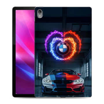 Силиконовый чехол на Lenovo Tab P11 Plus с принтом BMW БМВ