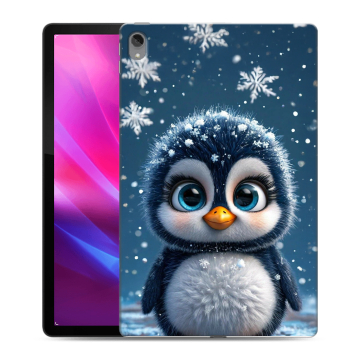Силиконовый чехол на Lenovo Tab P11 Plus с принтом Новый год