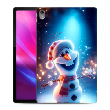 Силиконовый чехол на Lenovo Tab P11 Plus с принтом Новый год