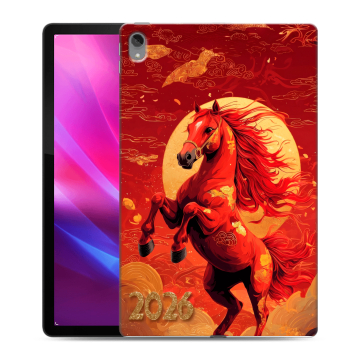Силиконовый чехол на Lenovo Tab P11 Plus с принтом Новый год
