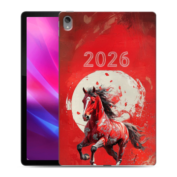 Силиконовый чехол на Lenovo Tab P11 Plus с принтом Новый год
