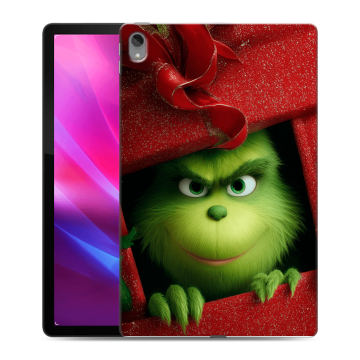 Силиконовый чехол на Lenovo Tab P11 Plus с принтом Новый год