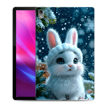 Силиконовый чехол на Lenovo Tab P11 Plus с принтом Новый год