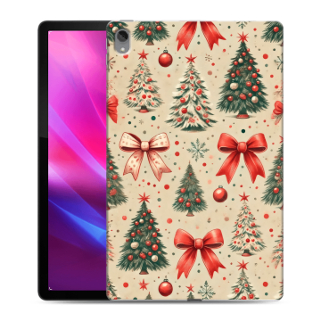 Силиконовый чехол на Lenovo Tab P11 Plus с принтом Новый год