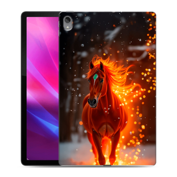 Силиконовый чехол на Lenovo Tab P11 Plus с принтом Новый год
