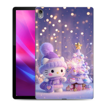 Силиконовый чехол на Lenovo Tab P11 Plus с принтом Новый год
