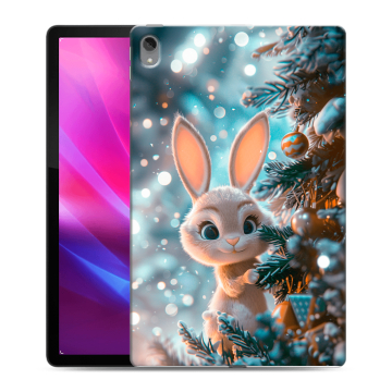 Силиконовый чехол на Lenovo Tab P11 Plus с принтом Новый год