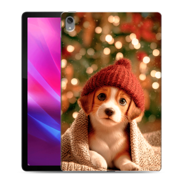 Силиконовый чехол на Lenovo Tab P11 Plus с принтом Новый год