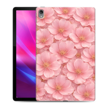 Силиконовый чехол на Lenovo Tab P11 Plus с принтом женский