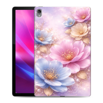 Силиконовый чехол на Lenovo Tab P11 Plus с принтом женский