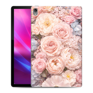 Силиконовый чехол на Lenovo Tab P11 Plus с принтом женский
