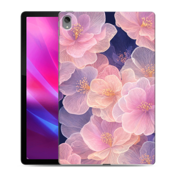 Силиконовый чехол на Lenovo Tab P11 Plus с принтом женский