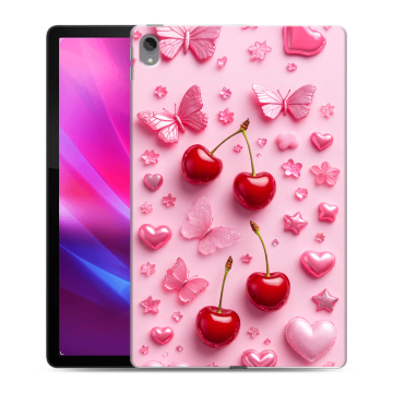 Силиконовый чехол на Lenovo Tab P11 Plus с принтом для девочек