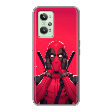 Силиконовый чехол на Realme GT2 с принтом Дедпул Deadpool Силиконовый чехол на Realme GT2 с принтом Дедпул Deadpool