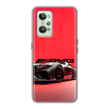 Силиконовый чехол на Realme GT2 с принтом Мерседес Mercedes AMG Силиконовый чехол на Realme GT2 с принтом Мерседес Mercedes AMG