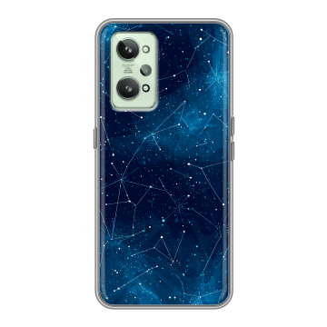 Силиконовый чехол на Realme GT2 с принтом Космос звезды Силиконовый чехол на Realme GT2 с принтом Космос звезды