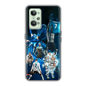 Силиконовый чехол на Realme GT2 с принтом Реал Роналдо Силиконовый чехол на Realme GT2 с принтом Реал Роналдо