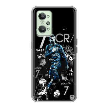Силиконовый чехол на Realme GT2 с принтом Реал Роналдо