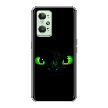 Силиконовый чехол на Realme GT2 с принтом Как приручить дракона