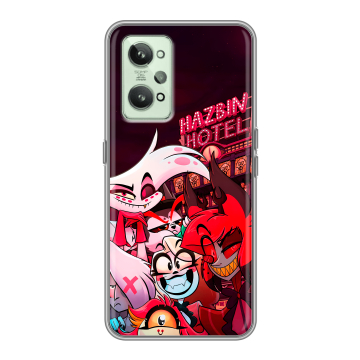 Силиконовый чехол на Realme GT2 с принтом Hazbin Hotel Отель Хазбин Силиконовый чехол на Realme GT2 с принтом Hazbin Hotel Отель Хазбин