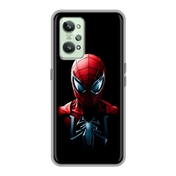 Силиконовый чехол на Realme GT2 с принтом Spiderman Человек паук