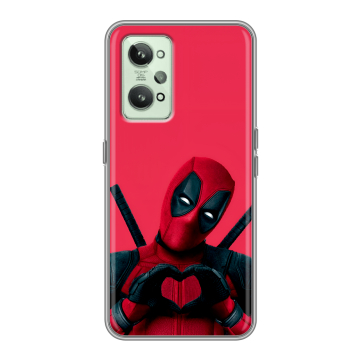 Силиконовый чехол на Realme GT2 с принтом Дедпул Deadpool Силиконовый чехол на Realme GT2 с принтом Дедпул Deadpool